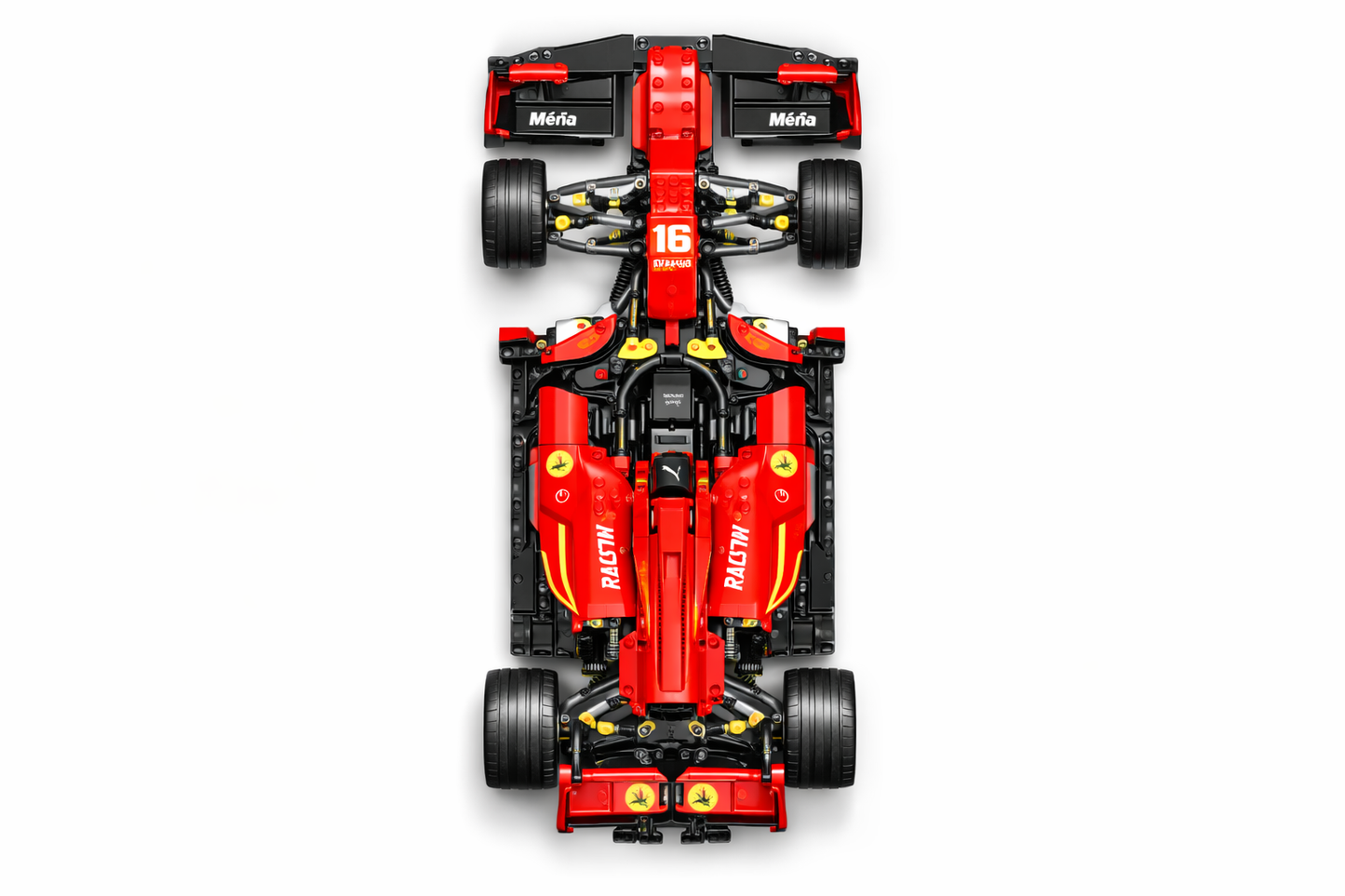 Auto F1 Rojo 47 cm – Set de Construcción Technic Alta Precisión (1200 +Piezas Aprox.)