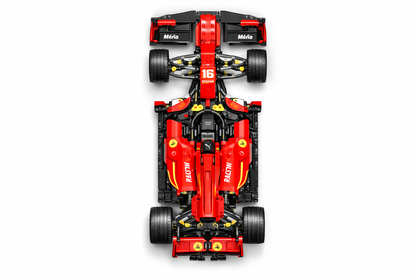 Auto F1 Rojo 47 cm – Set de Construcción Technic Alta Precisión (1200 +Piezas Aprox.)