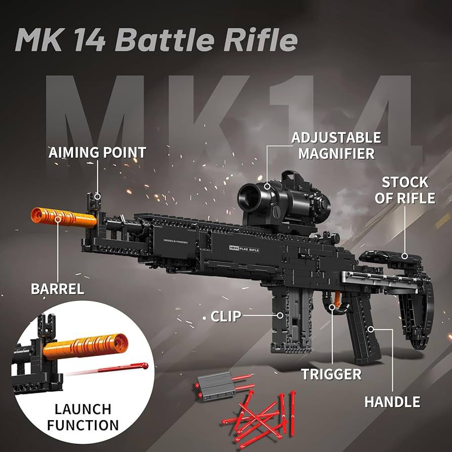 Set Rifle MK14    1606 piezas