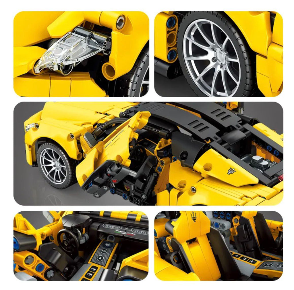 Deportivo Amarillo - Maserati MC20 (1269 piezas)
