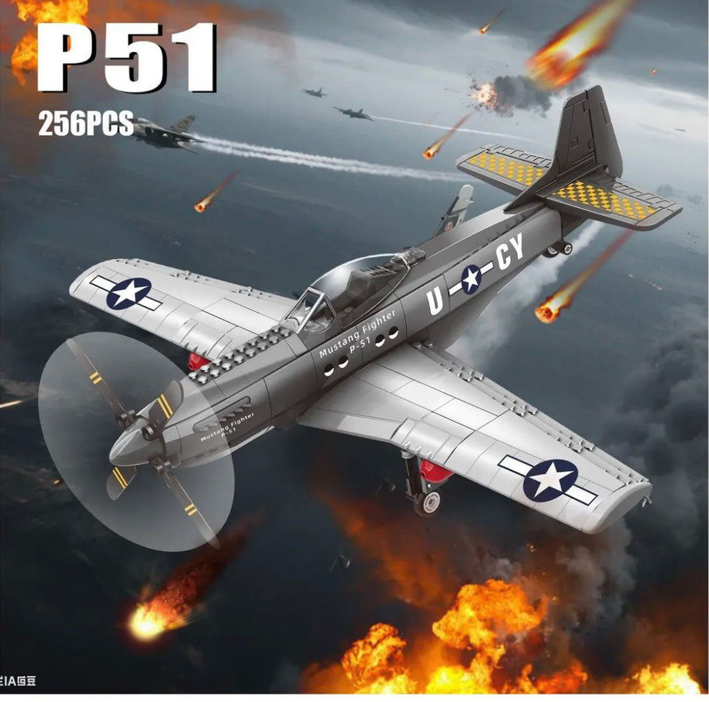 Avión de Combate P-51 Mustang (258 piezas)
